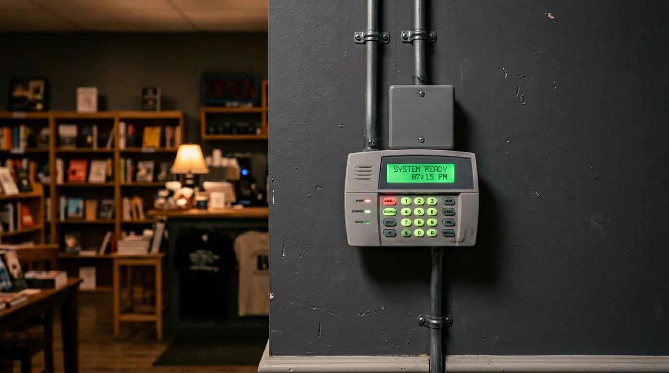 לוח מקשים לאזעקה בעסק